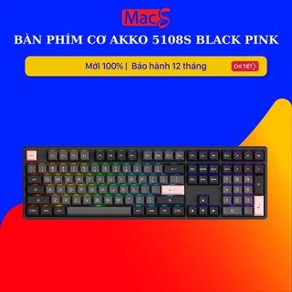 Bàn phím cơ akko 5108s black pink
