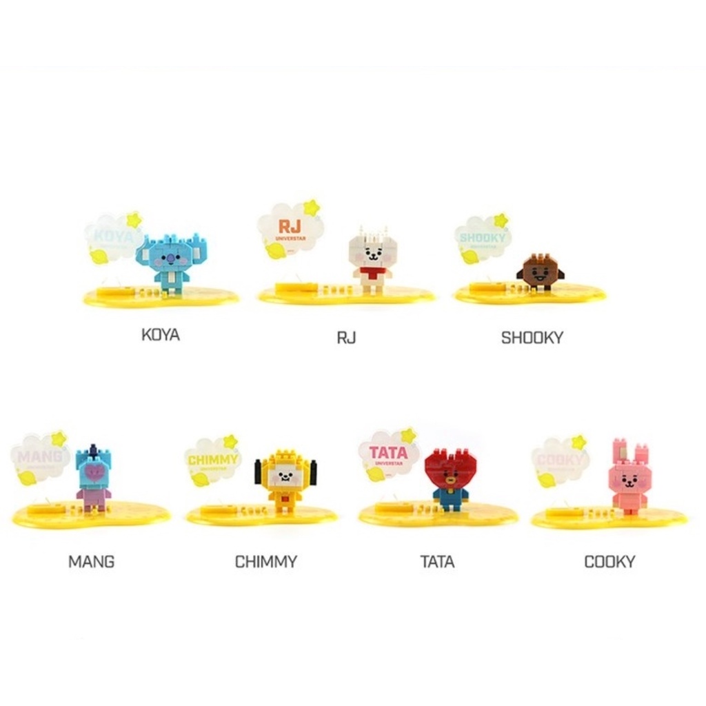 BT21 LINE FRIENDS- BABY NANO BLOCK (HÀNG CHÍNH HÃNG ROYCHE)