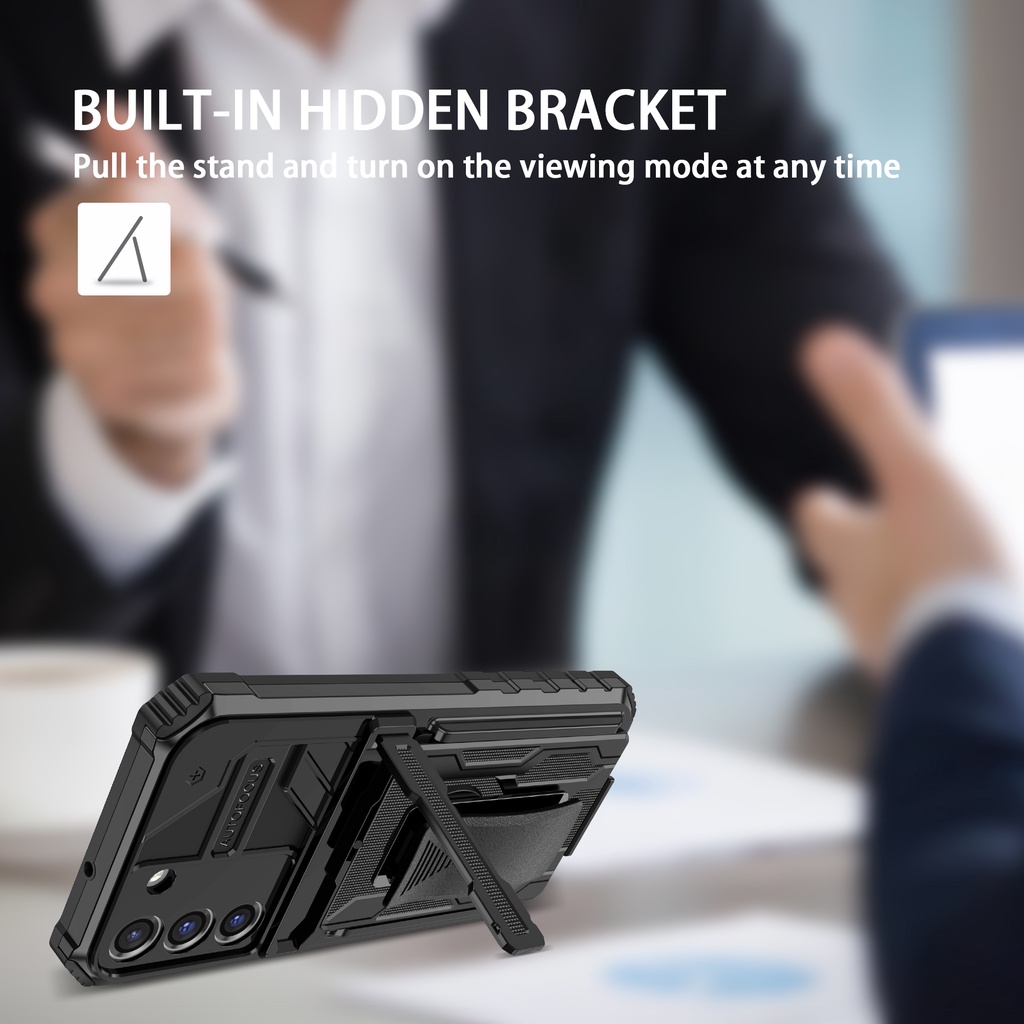 Ốp điện thoại TOPEWON kiểu giáp cho Samsung Galaxy S22 Ultra S21 Plus S20 FE Power