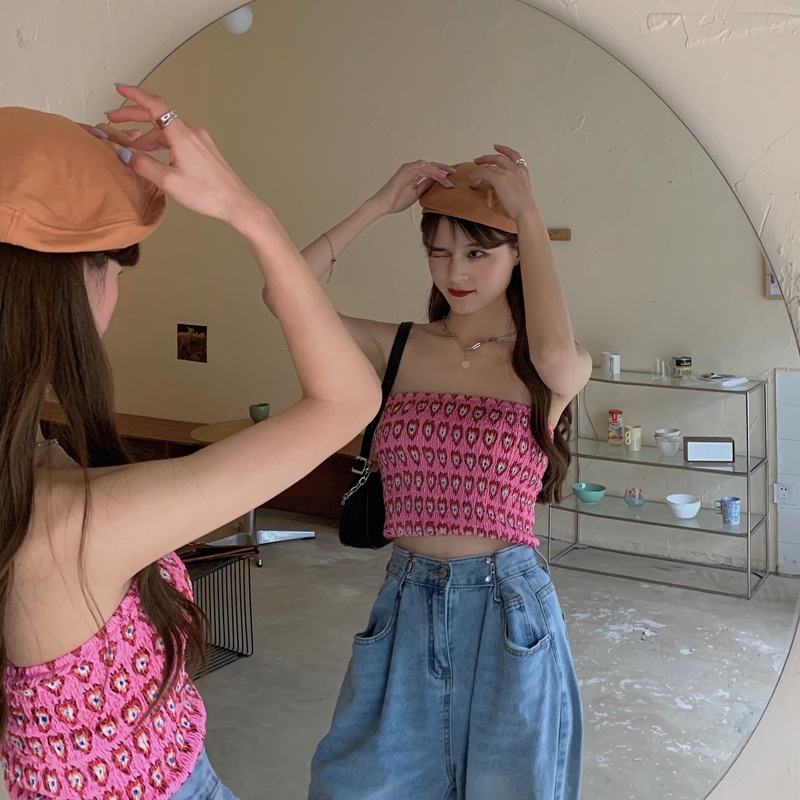 Áo Tank Top Không Tay In Họa Tiết Trái Tim Xinh Xắn Dành Cho Nữ | BigBuy360 - bigbuy360.vn