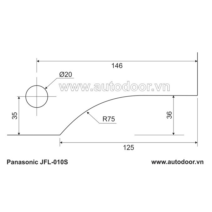 Kẹp kính dưới JFL-010S