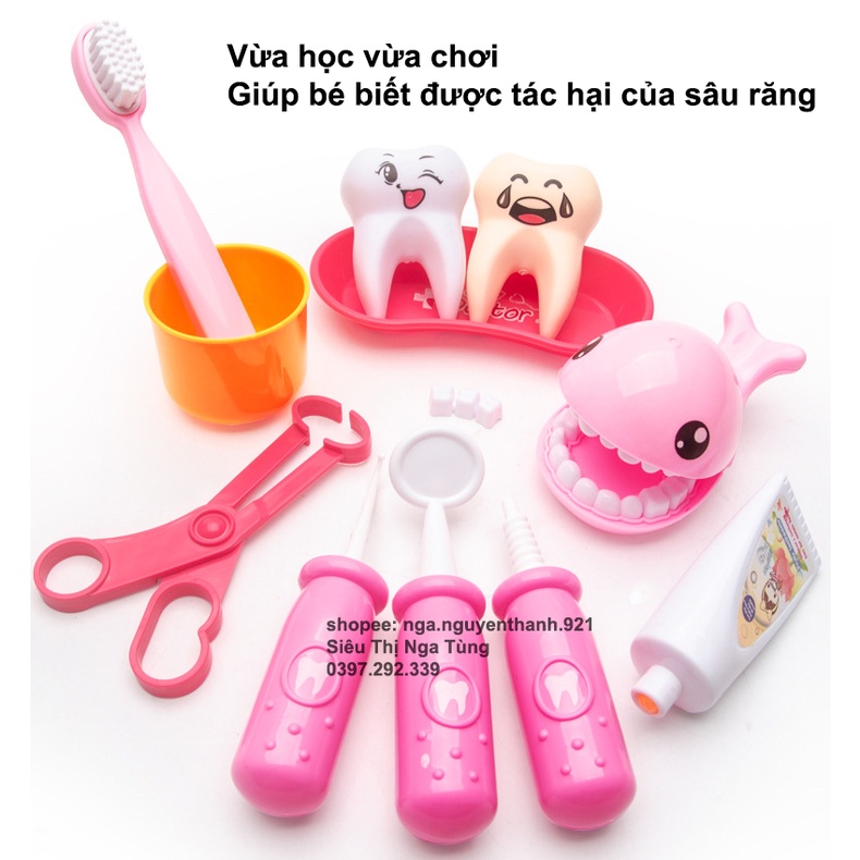Đồ chơi bác sĩ có ô tô hàng loại đẹp, đồ chơi phát triển trí tuệ cho bé