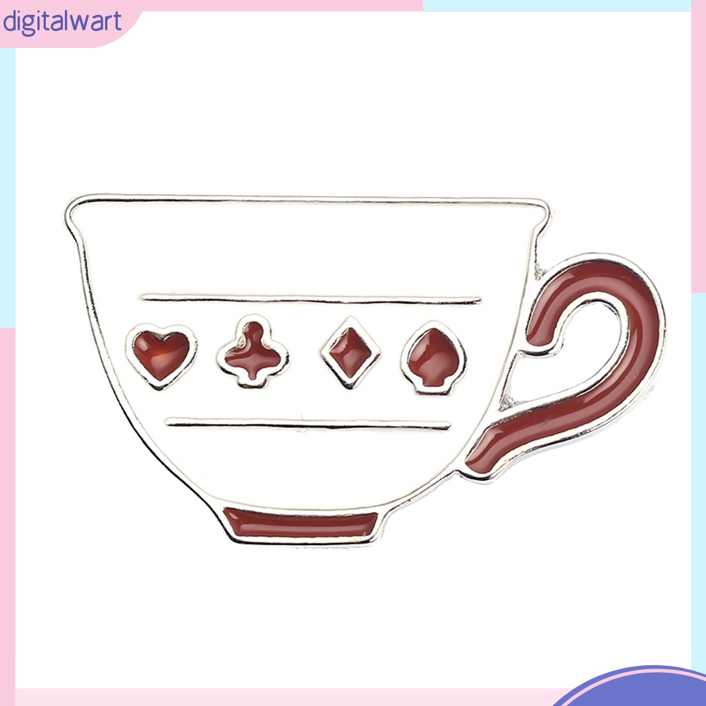 Ghim Cài Áo Hình Ấm Trà Và Tách Trà Độc Đáo Thời Trang Cho Nam Nữ