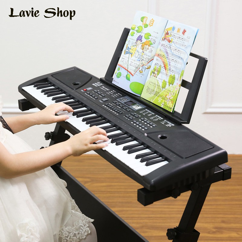 Đàn Piano Điện Tử 61 Phím, Đàn Piano, Đàn Điện Dành Cho Người Mới Học Đàn Kèm Phụ Kiện