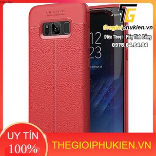 Ốp lưng Samsung S8 Plus silicon giả da Auto Focus