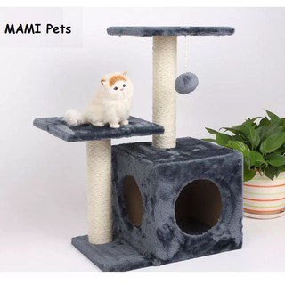 Trụ cào móng cho mèo 2 cột KT 45*30*70cm