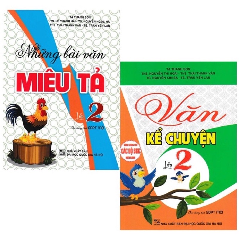Sách -  Những Bài Văn Miêu Tả Lớp 2 + Văn Kể Chuyện Lớp 2