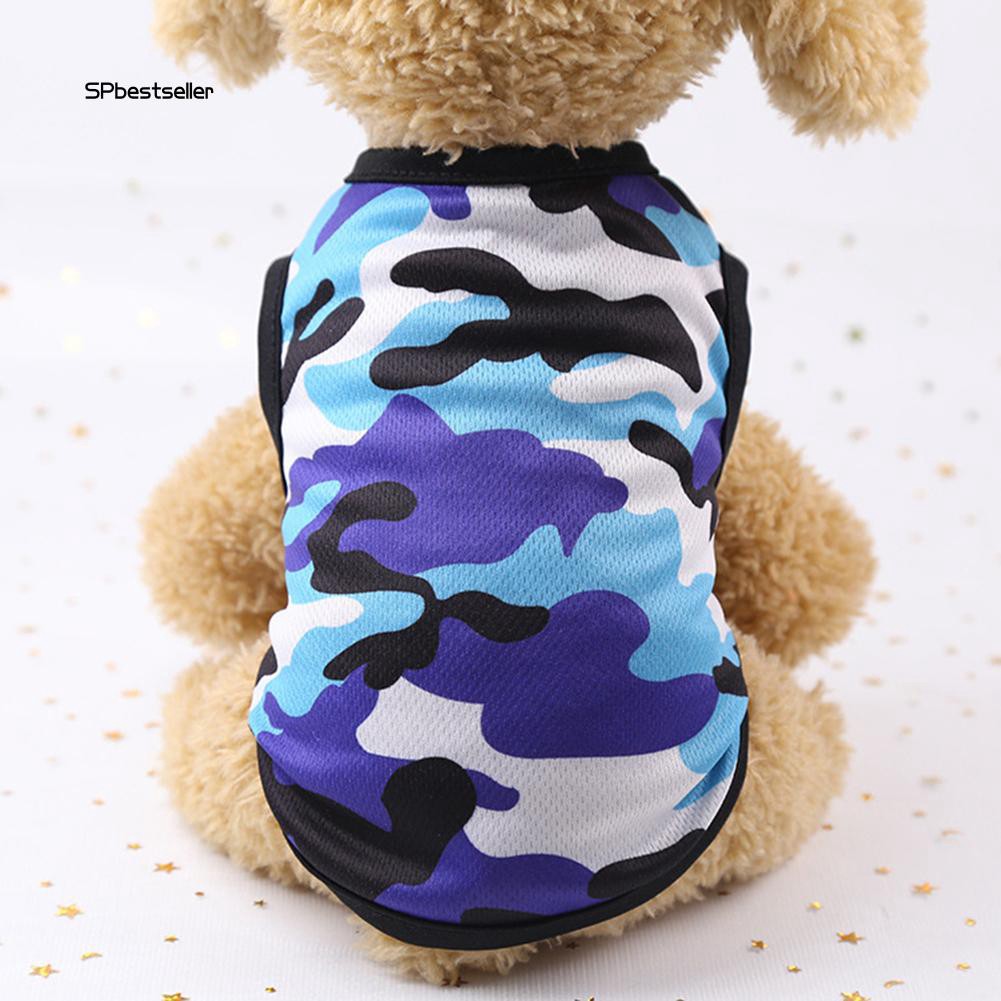 Áo sát nách họa tiết rằn ri dành cho thú cưng