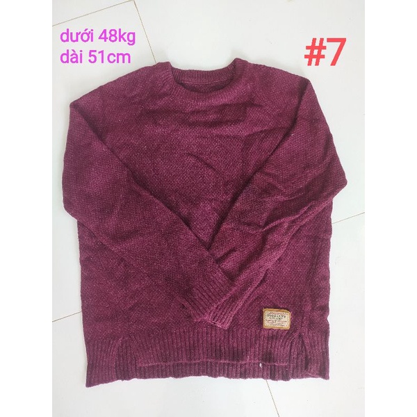 Bộ sưu tập áo len dài tay hàng thanh lý