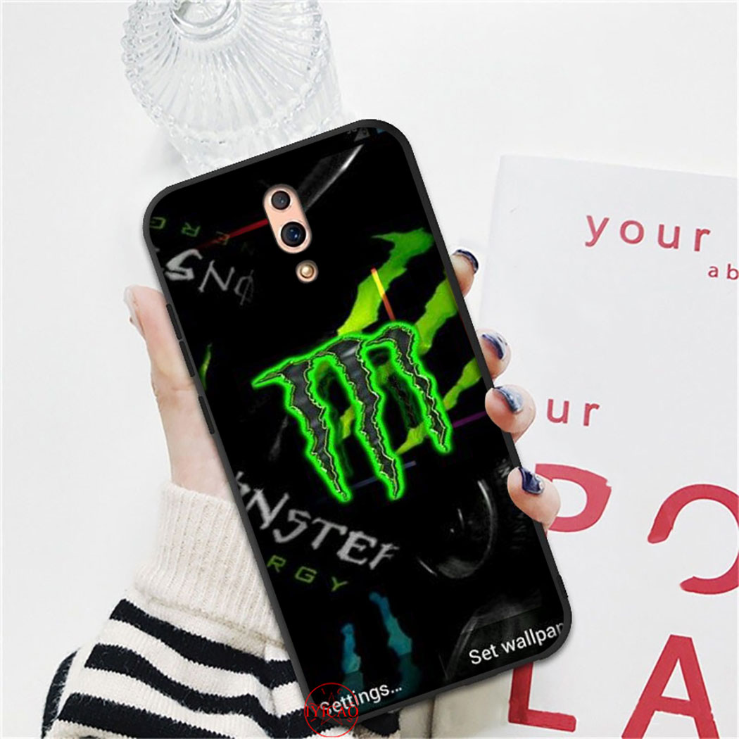 YN95 Monster Energy Silicone Case Soft Cover Realme 2 A5 3 6i 5 6 Pro X Lite 5 5i 5s Q