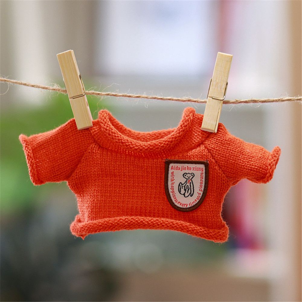 Đồ chơi búp bê mặc áo len có mũ trùm đầu mini dễ thương