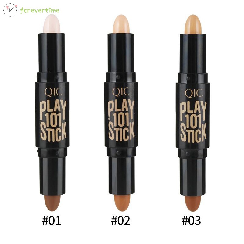 #Trang điểm# Dual Ended Corrector Contour Stick Highlighter Pen 3D Face Makeup Concealer Contouring Cosmetic