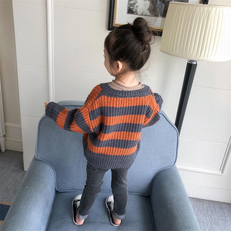 Áo Cardigan Dệt Kim Tay Dài Form Rộng Theo Phong Cách Retro Mới