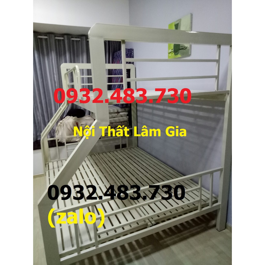 Giường 2 tầng tháo lắp 1m2x1m6 dài 2m