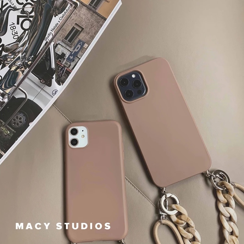 Ốp Điện Thoại Đính Ngọc Trai Trắng Có Dây Đeo Dài Sang Trọng Cho for iPhone  14 Pro Max 13 11 12 Pro Max X XR XS Max 7 8 Plus