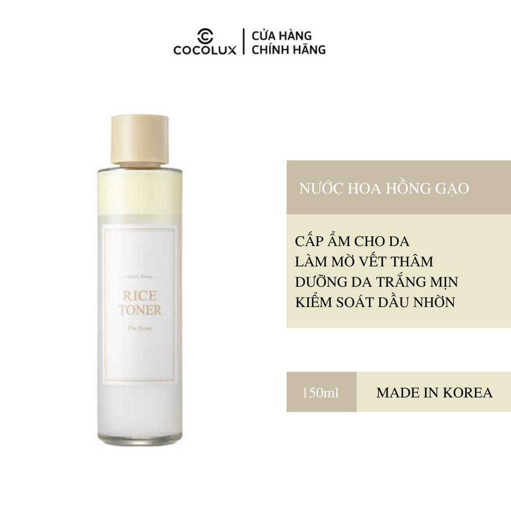 Nước Hoa Hồng I'm From Gạo 150ml | BigBuy360 - bigbuy360.vn