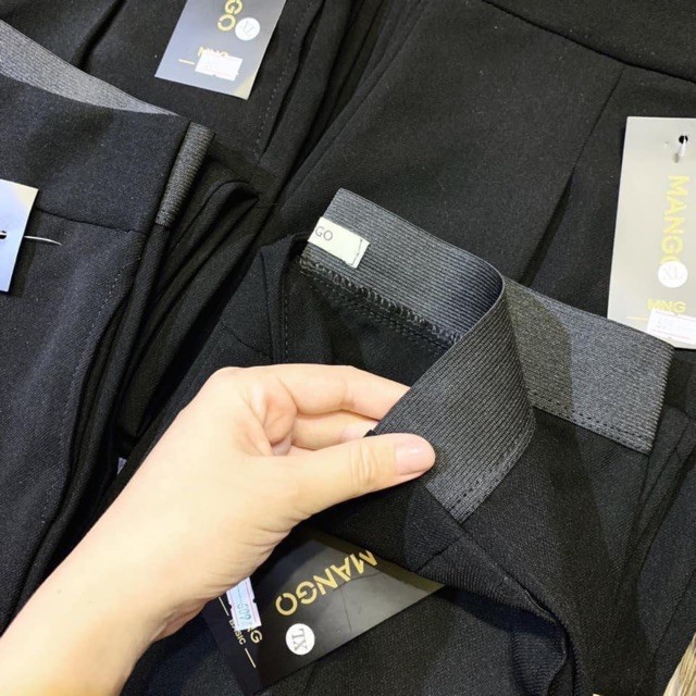 QUẦN BAGGY VẢI PHỐI CẠP CHUN HÀNG ĐẸP