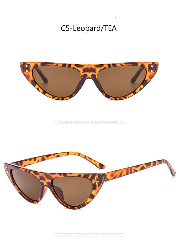 Kính Mát Mắt Mèo Gọng Kim Loại Thời Trang