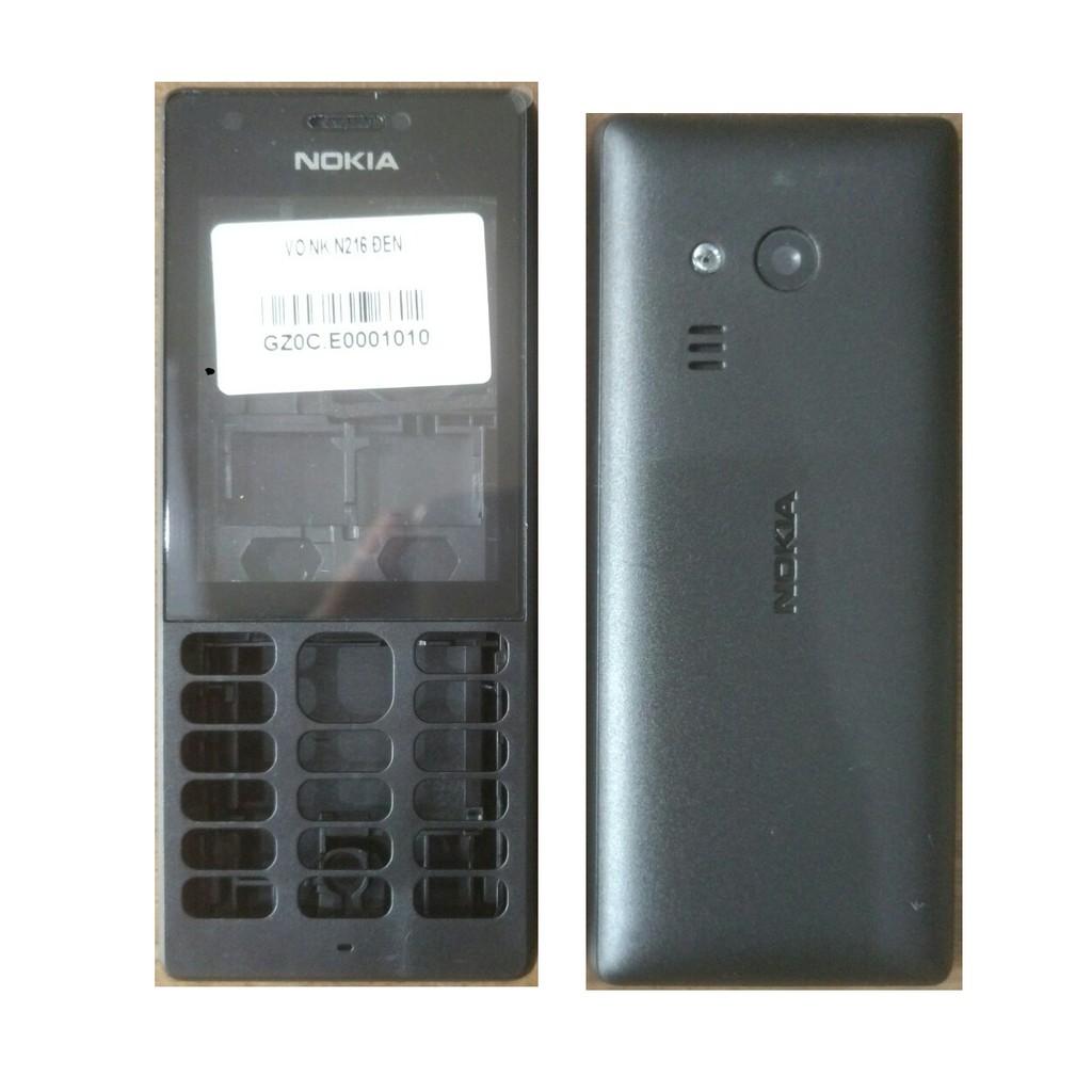 Vỏ Nokia 216 có sườn - không phím | WebRaoVat - webraovat.net.vn