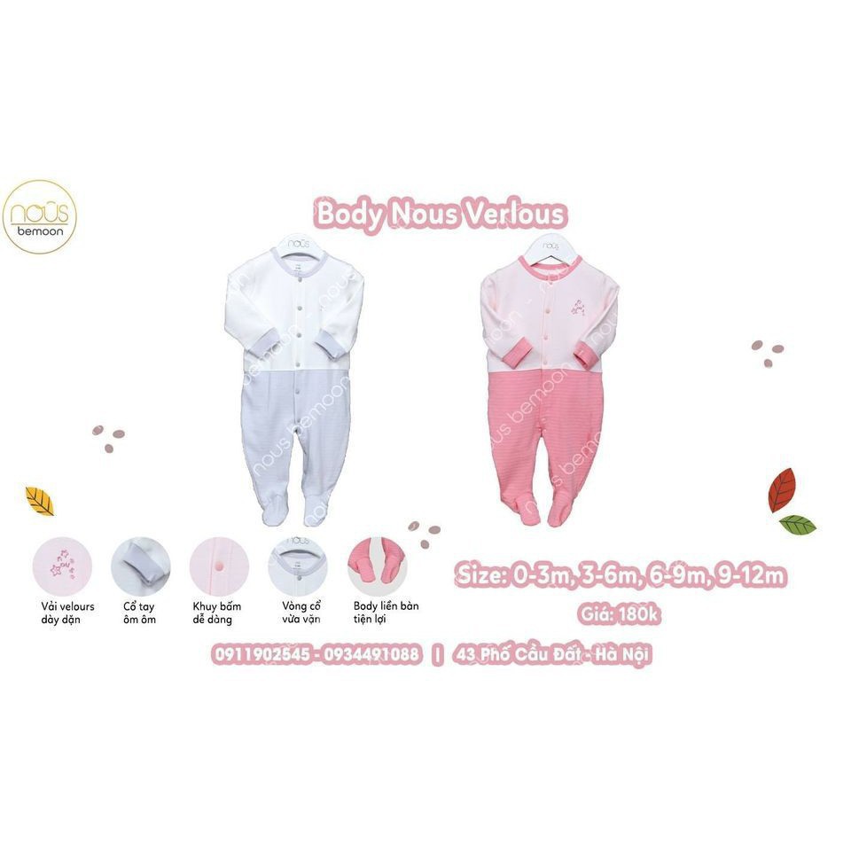 Body có tất Nous Velours