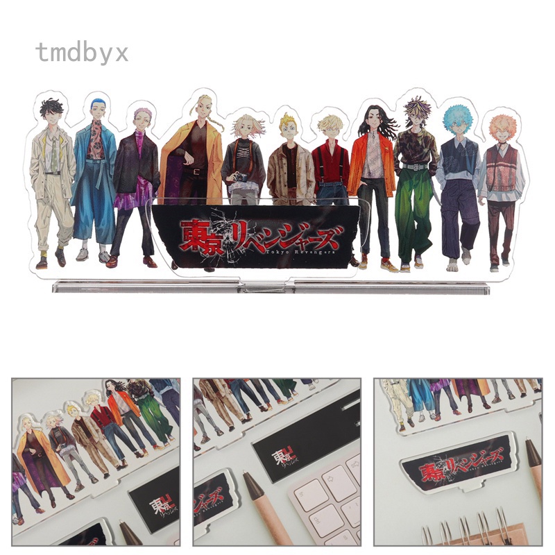 Tmdbyx Mô hình nhân vật Revengers bằng acrylic đứng để bàn trang trí