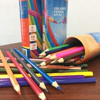 Bút chì màu - Bút chì 24 màu Deli 0327
