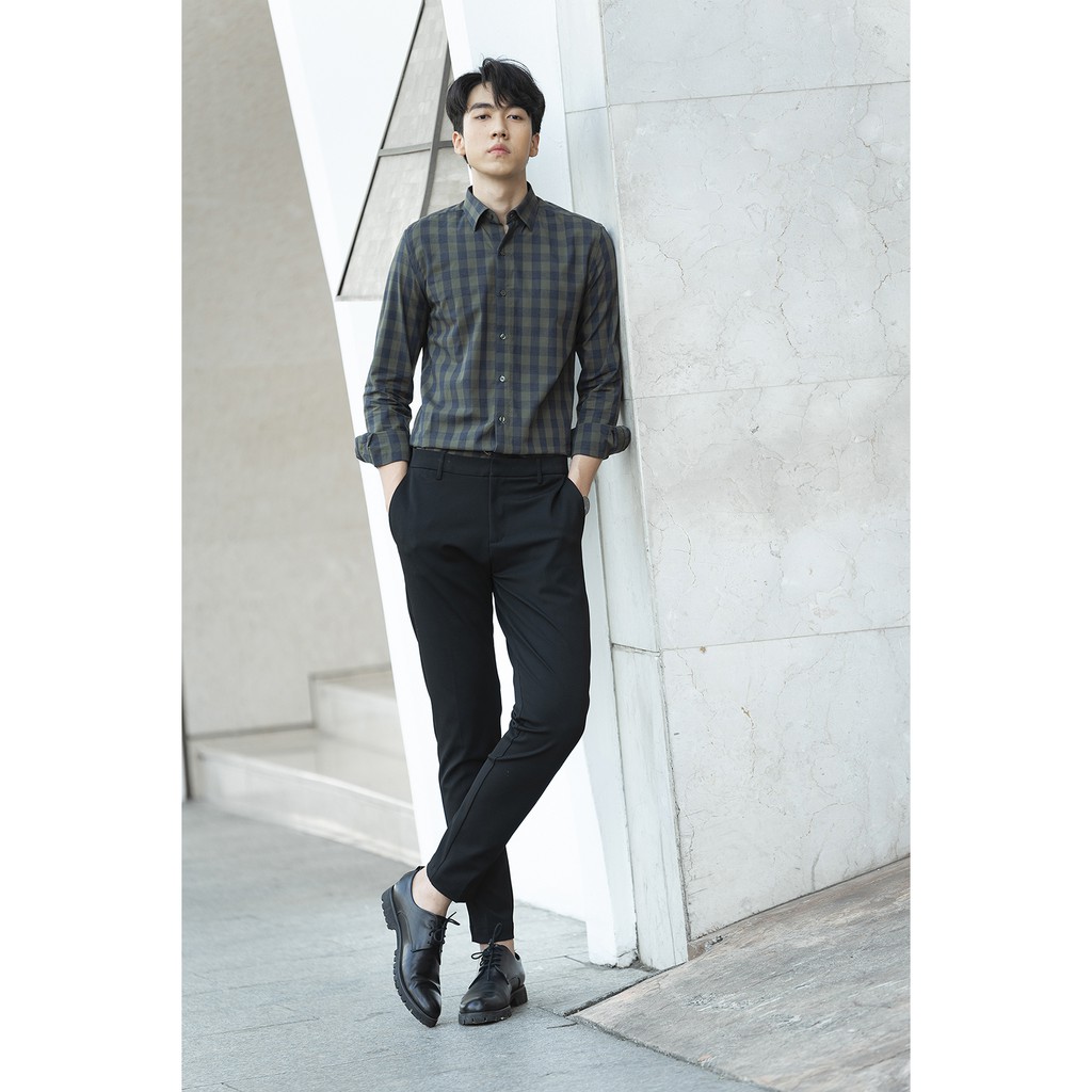 Áo sơ mi BEN & TOD họa tiết cotton cao cấp co giãn phong cách đơn giản công sở trẻ trung 09063 | BigBuy360 - bigbuy360.vn