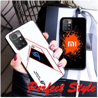 Ốp lưng phủ bóng Xiaomi Redmi 10c Note 11 11s Note 11 pro Note 10 5g Redmi 10 K40s K50 pro gaming Poco C40 họa tiết logo