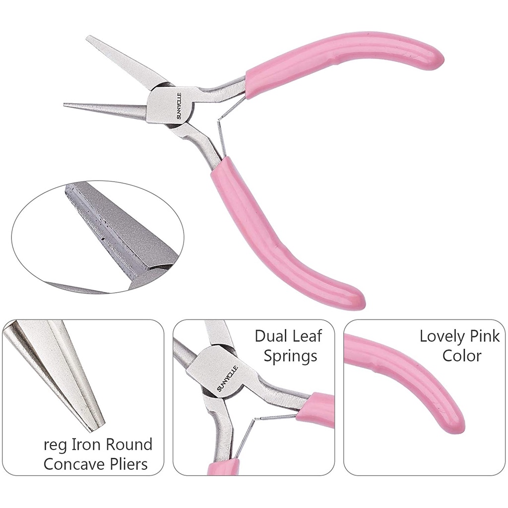 1 Kìm Mũi Tròn Mini Chính Xác Cao Dùng Làm Trang Sức DIY