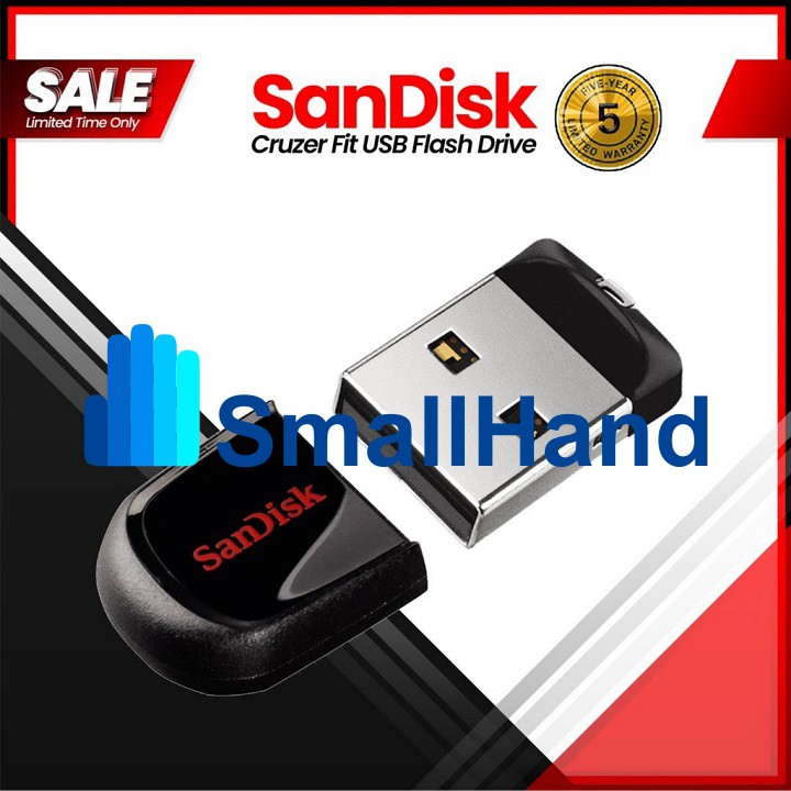 USB chịu nước – SanDisk 32GB Chính Hãng – Cruzer Fit CZ33 – USB Flash Diver – Bảo hành 5 năm – Siêu nhỏ