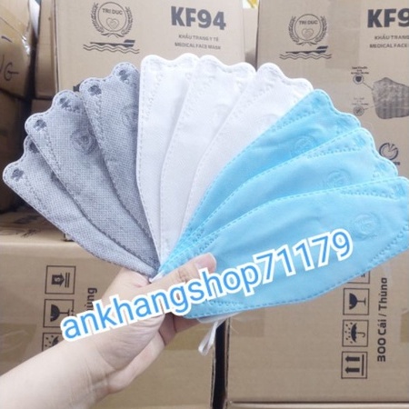 Set 10 chiếc khẩu trang 4 lớp KF94 TRÍ ĐỨC MASK 4D chống bụi mịn và kháng khuẩn cao cấp Hàn Quốc không mùi đạt chuẩn