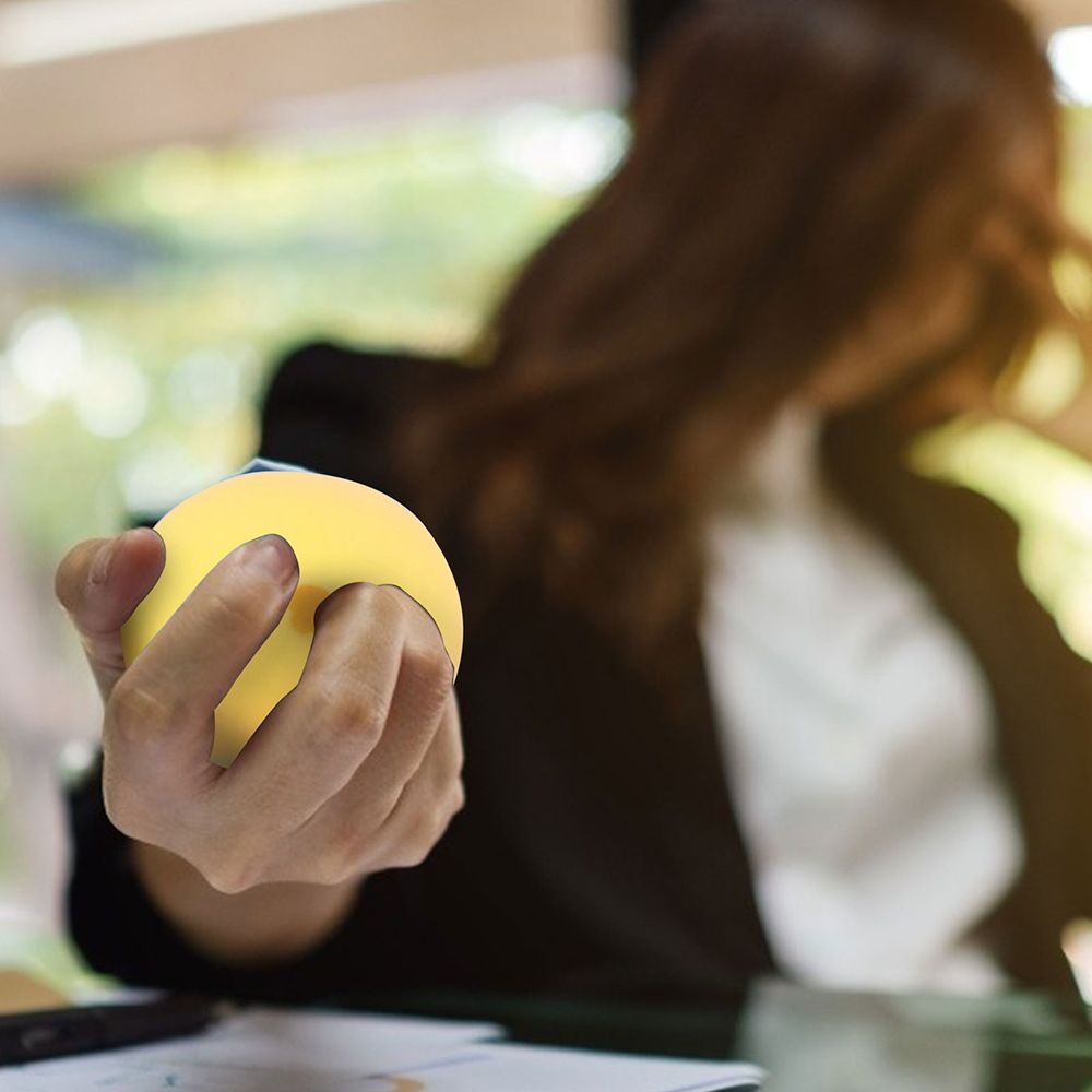 Đồ Chơi Nắn Bóp Đàn Hồi Giảm Stress Hình Miếng Bánh Bao Mềm