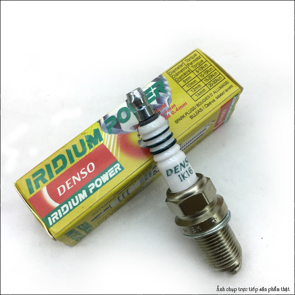 Bugi Denso Iridium Power IK16. - Bugi bạch kim dùng cho ô tô các loại.