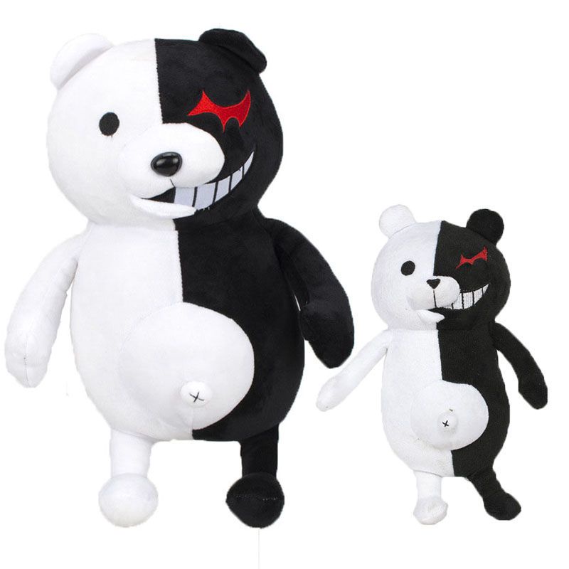 Gấu Bông Danganronpa Monokuma 14 &quot;Màu Trắng Đen