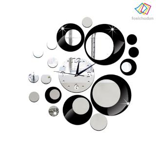 Đồng Hồ Dán Tường 3d Trang Trí Phòng Khách
