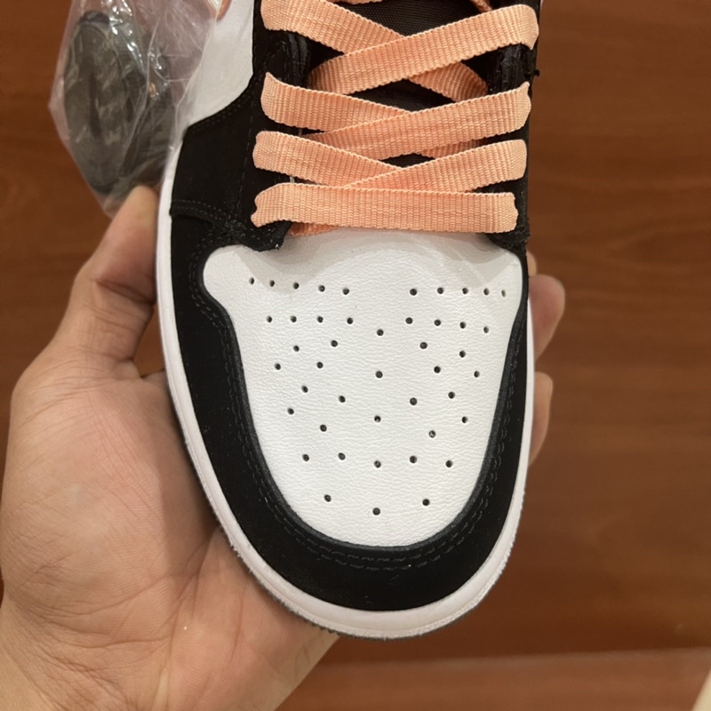 [ Bản Cao Cấp ] Giày thể thao sneaker jordan 1 mid Peach Mochaa - Fullbox kèm dây phụ