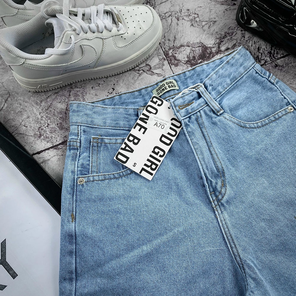 Quần Short Jean Nữ Ngố Lửng Cạp Cao Trơn Tôn Dáng Phong Cách Trẻ Trung Năng Động Ulzzang NEYU | BigBuy360 - bigbuy360.vn