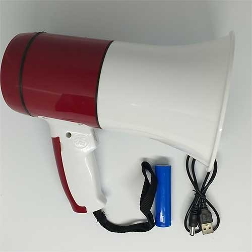 Loa phóng thanh cầm tay, Loa bán Hàng Mini Megaphone,Ghi Âm, Phát Lại Có Cổng USB