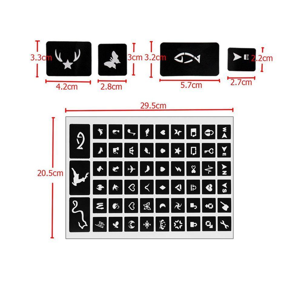 Set 105 Miếng Dán Hình Xăm Tạm Thời Họa Tiết Hoạt Hình Dễ Thương
