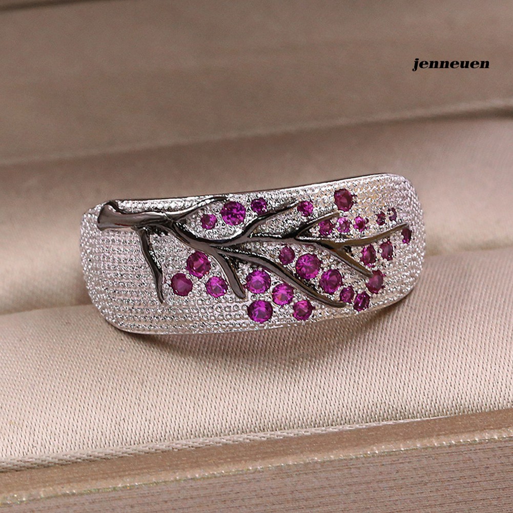 Nhẫn hợp kim đính đá nhân tạo thời trang cho nữ