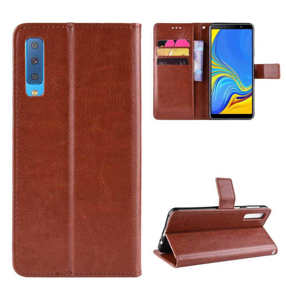 Bao Da Điện Thoại Nắp Gập Cài Khóa Có Ngăn Đựng Thẻ Cho Samsung Galaxy A6 A8 Plus 2018 A3 A5 A7 2016 2017 | BigBuy360 - bigbuy360.vn