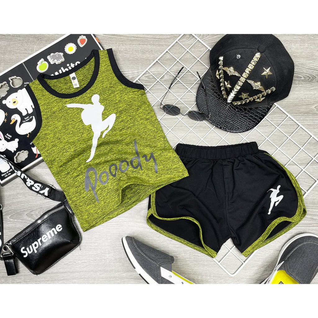 Set thun thể thao POOODY cho bé trai