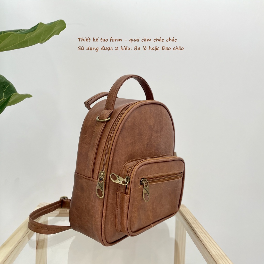 BA LÔ DA THỜI TRANG, BALO MINI, BA LÔ NỮ | BL09