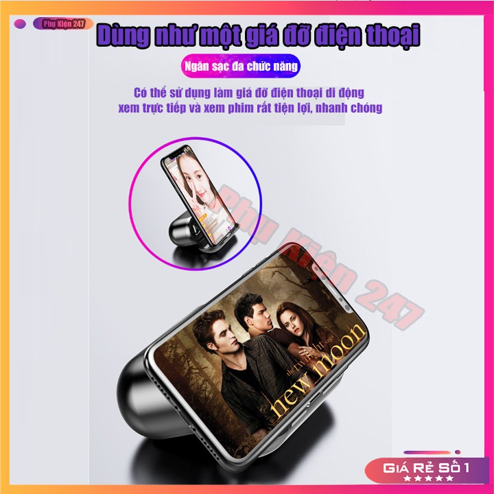Tai Nghe Bluetooth Không Dây Khử Ồn Kháng Nước Phiên Bản Nâng Cấp Mới Tích Hợp Sạc Dự Phòng [Full Box] | BigBuy360 - bigbuy360.vn