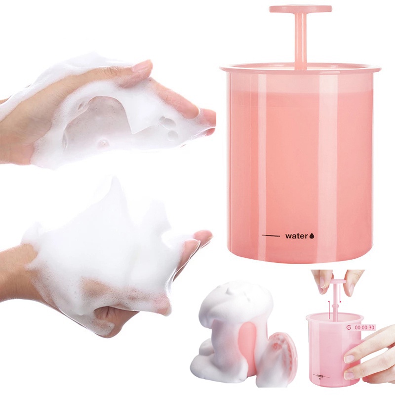 Máy Tạo Bọt Rửa Mặt Kích Thước 6*10CM Có Thể Tái Sử Dụng Tiện Lợi