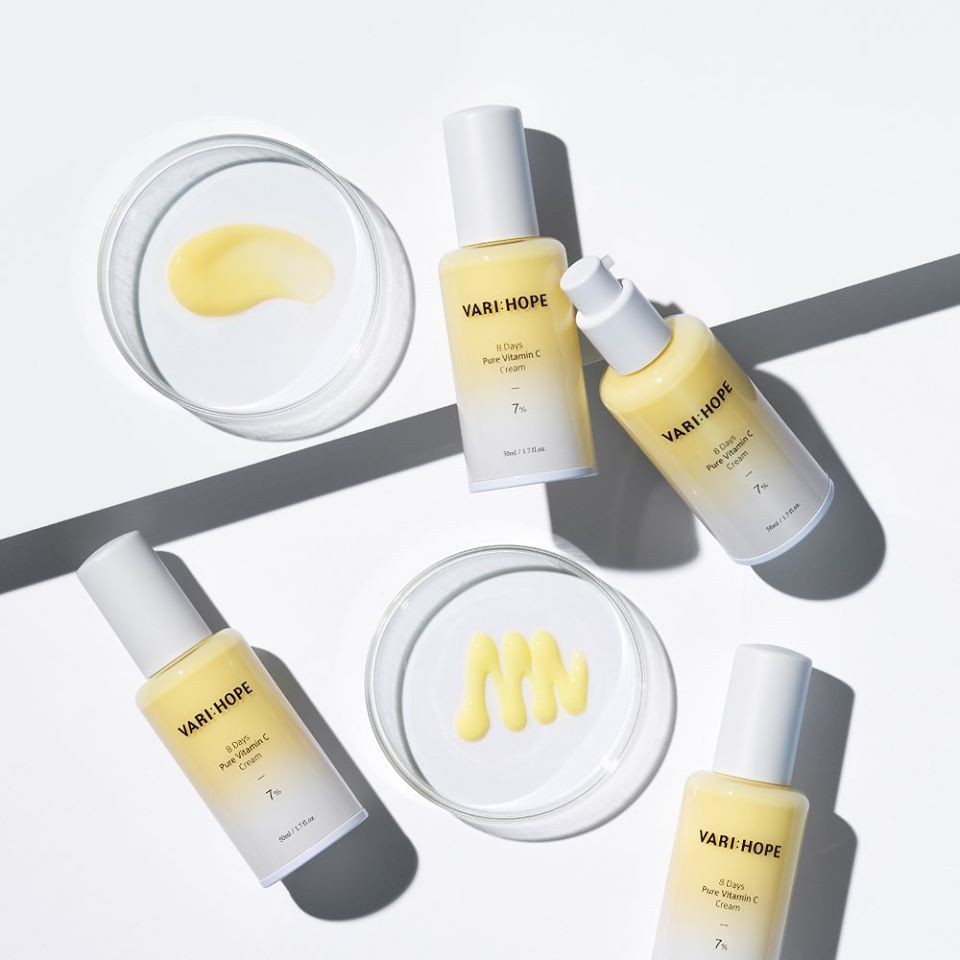 Kem dưỡng trắng da, mờ thâm mụn Vitamin C Varihope 8 Days Pure Vitamin C Cream 7% | BigBuy360 - bigbuy360.vn