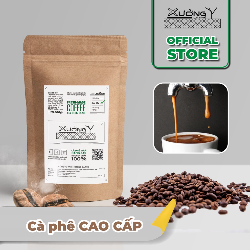 Cafe Arabica & Robusta blend - Cà Phê Tươi Rang Xay Nguyên Chất 100% Xưởng Cao Cấp