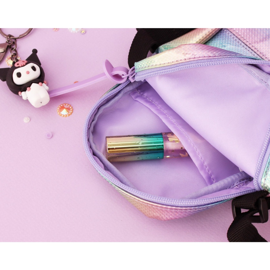 Túi Đeo Chéo Đựng Điện Thoại Sanrio Kuromi HoloGram