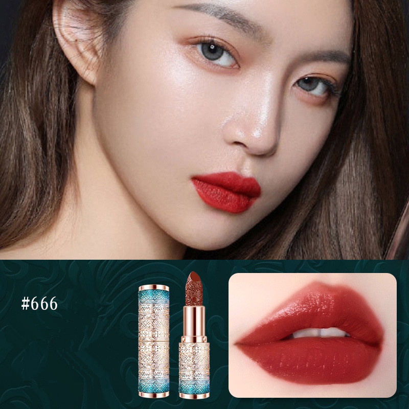 Son kem lì hiệu chạm khắc LINNSZ Siêu Lì Lâu Trôi Chống Thấm Nước Hũ Son Dưỡng | BigBuy360 - bigbuy360.vn