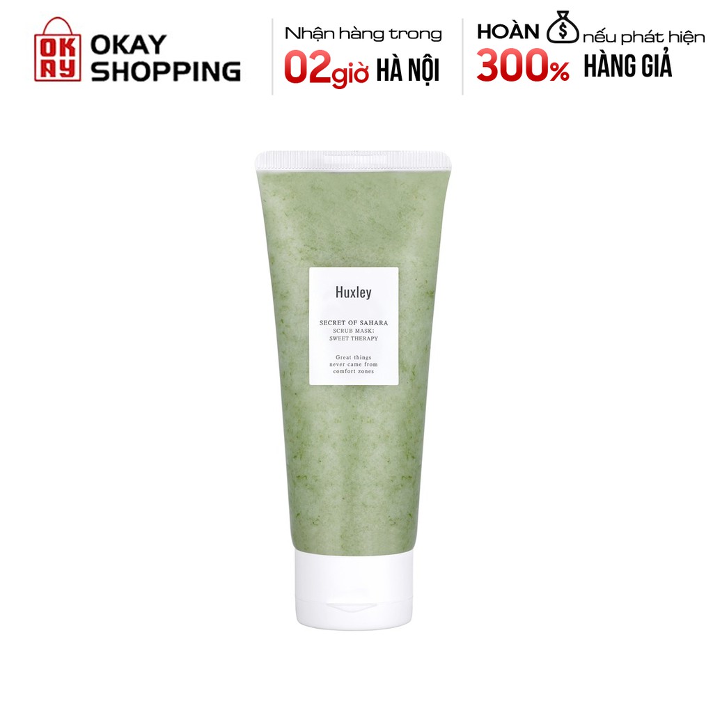 Tẩy da chết cơ học Huxley chiết xuất xương rồng Huxley Scrub Mask Deluxe (30g)